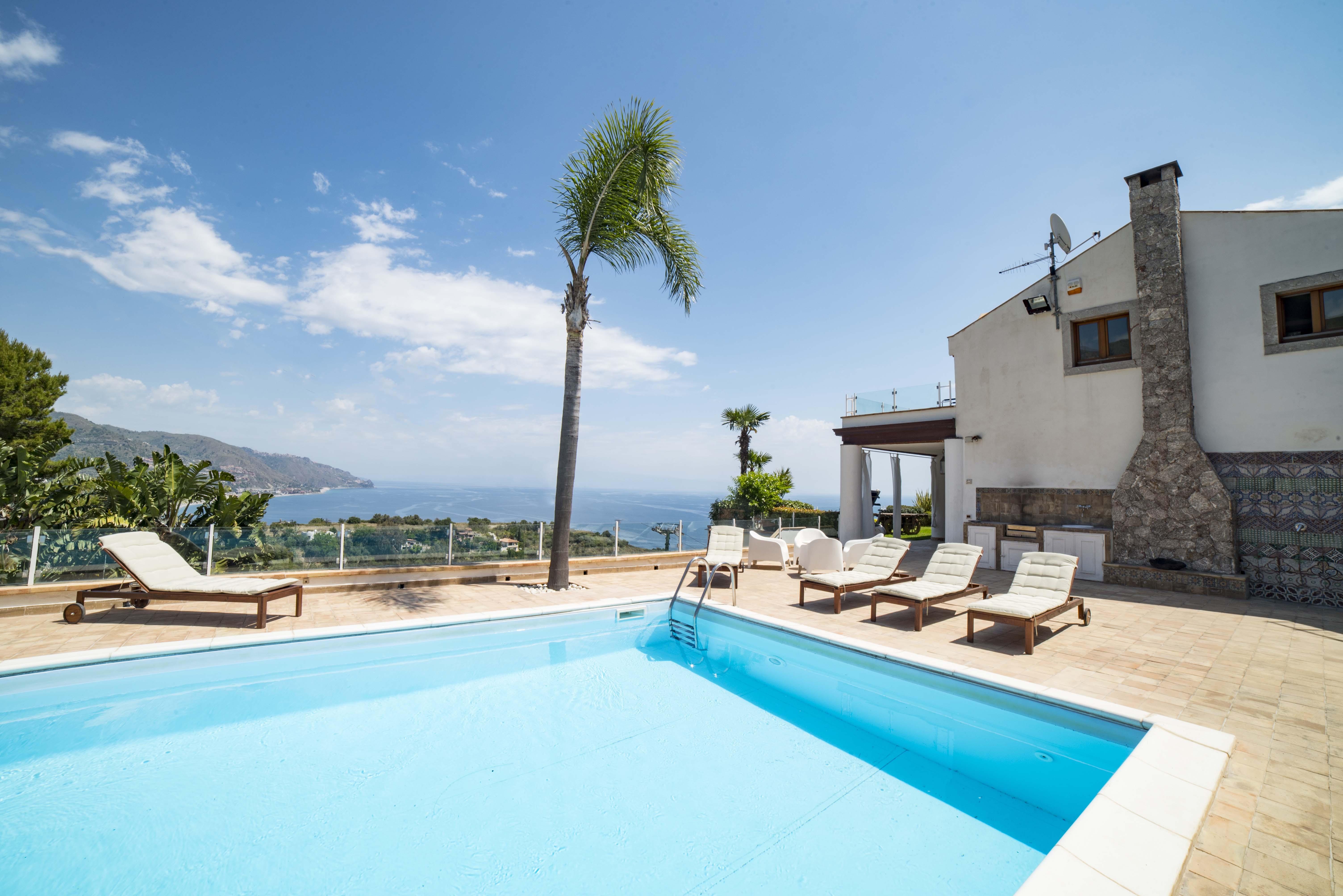 Villa Zagara Garden Spectacular Sea View In ตาออร์มินา ภายนอก รูปภาพ