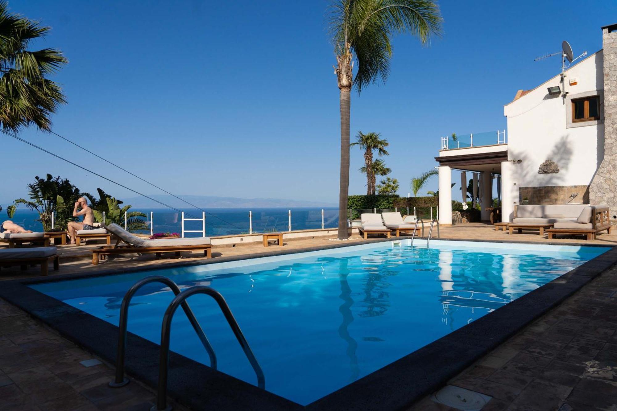 Villa Zagara Garden Spectacular Sea View In ตาออร์มินา ภายนอก รูปภาพ