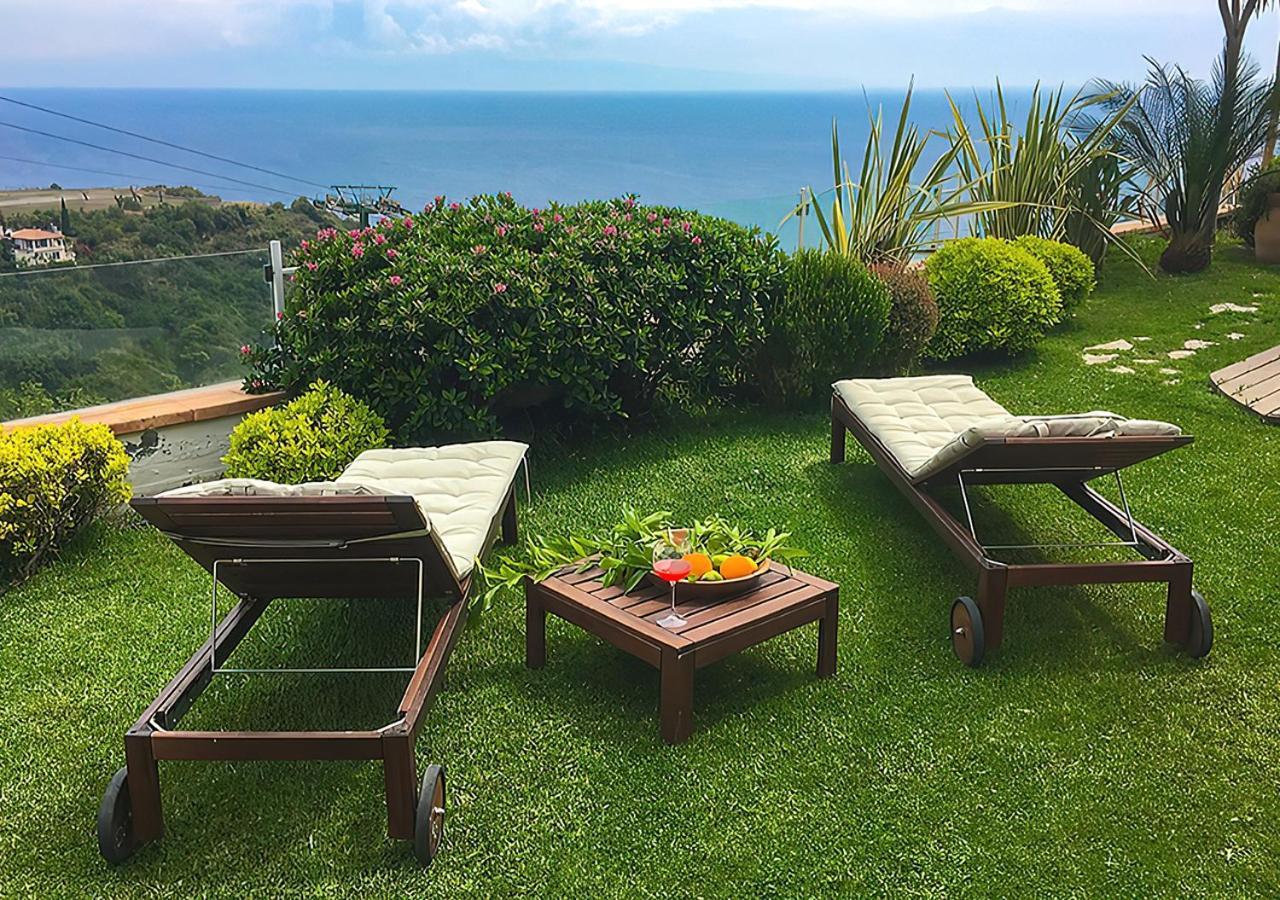Villa Zagara Garden Spectacular Sea View In ตาออร์มินา ภายนอก รูปภาพ
