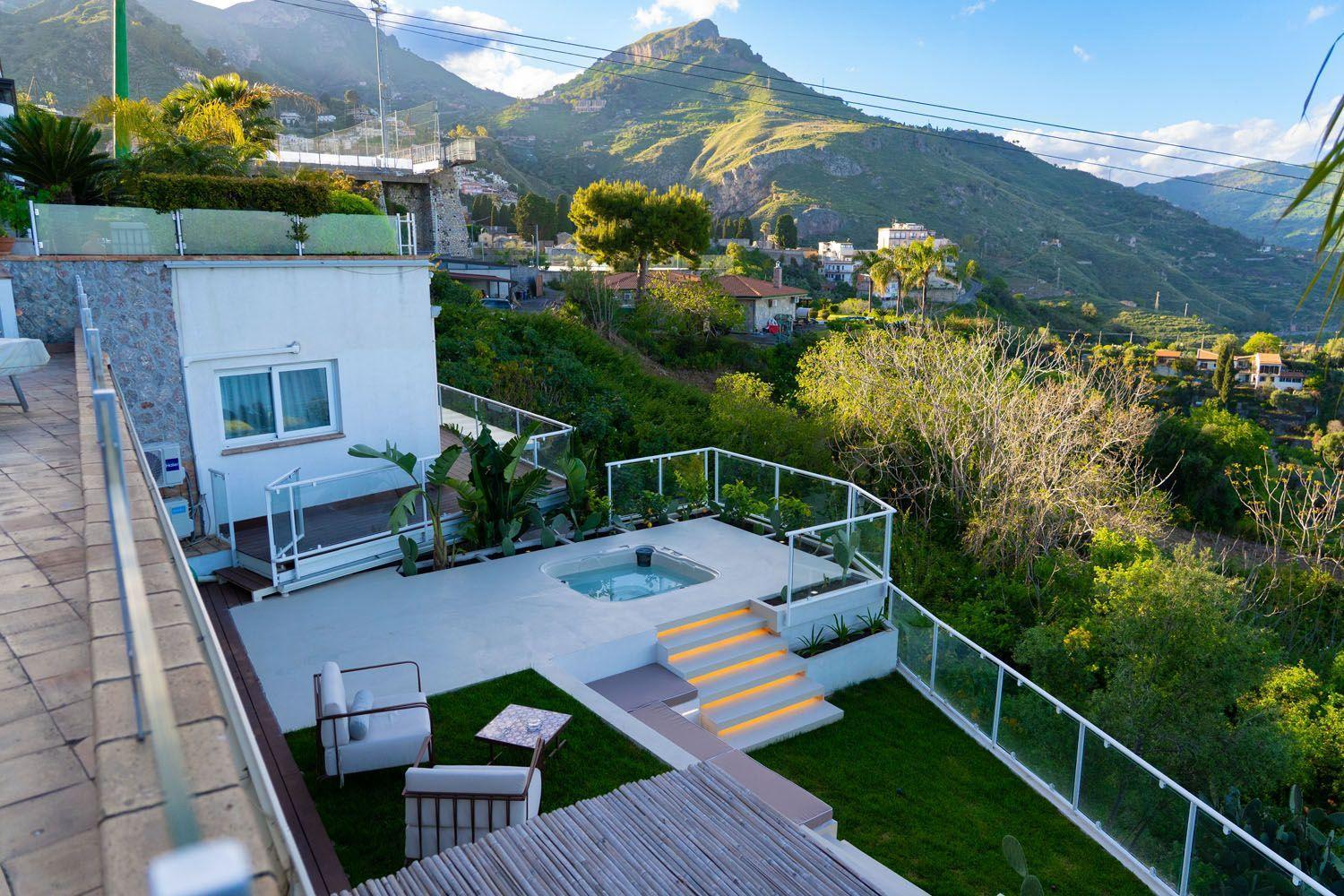 Villa Zagara Garden Spectacular Sea View In ตาออร์มินา ภายนอก รูปภาพ